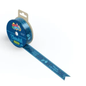 CINTAD DECORATIVA DE CHANUKAH 1.5CM-AZUL NER MITZVAH