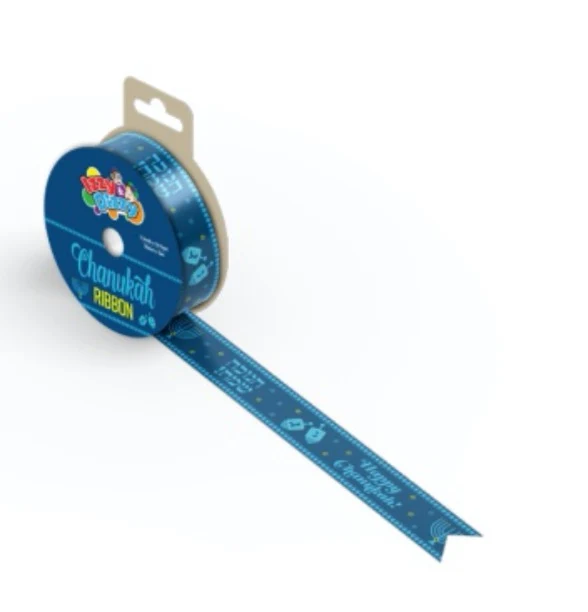 CINTAD DECORATIVA DE CHANUKAH 1.5CM-AZUL NER MITZVAH