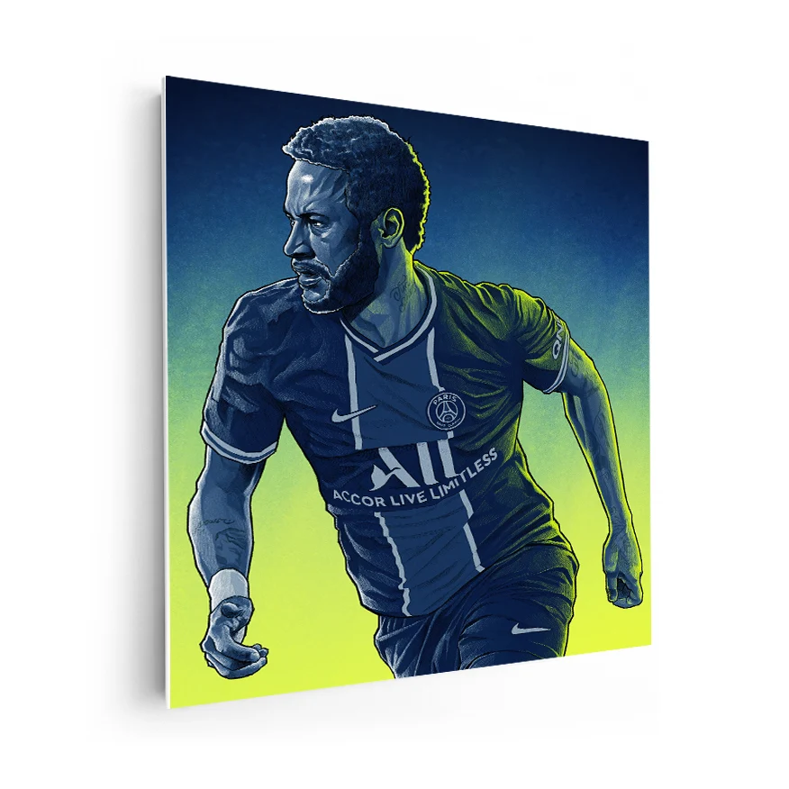 Neymar Ilustración Poster
