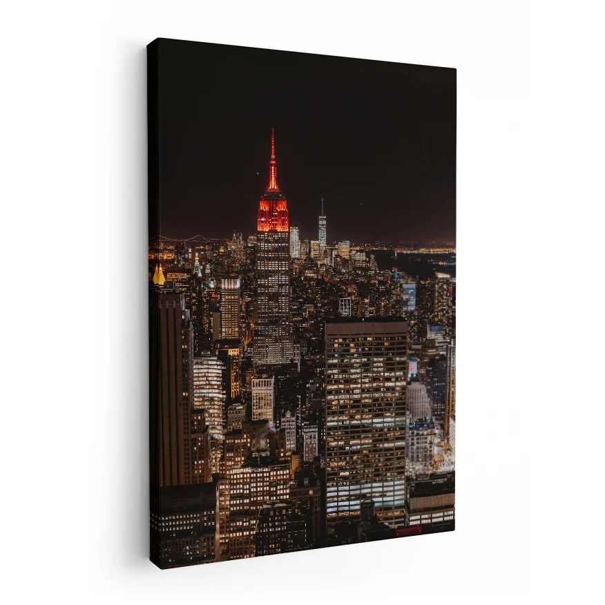 De Noche en Manhattan Poster