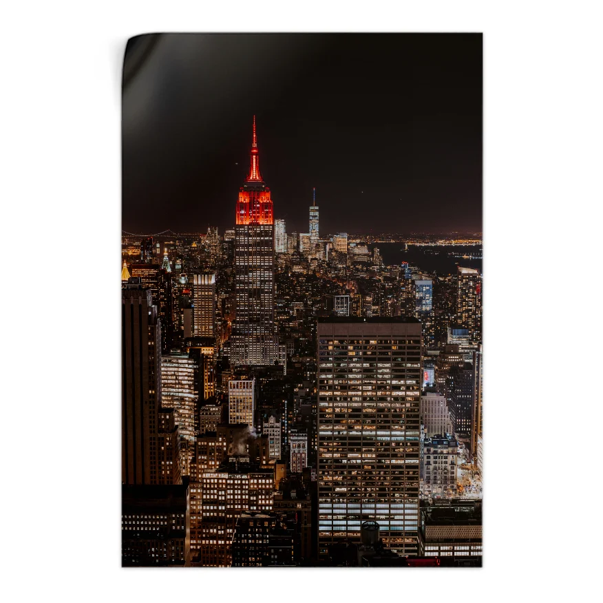 De Noche en Manhattan Poster