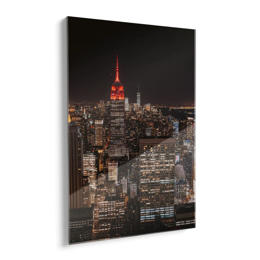 De Noche en Manhattan Poster