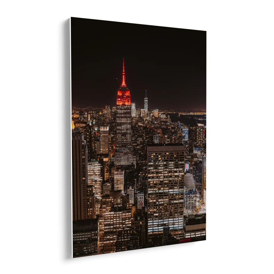 De Noche en Manhattan Poster
