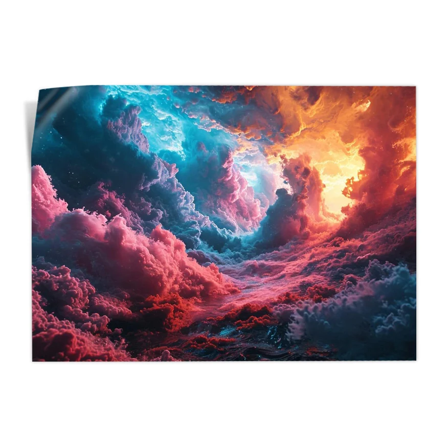 Nubes Colores Poster