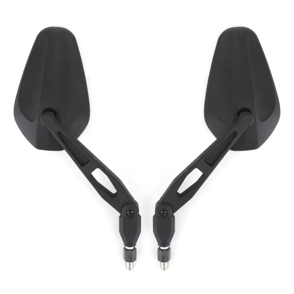 Nuevo Par de espejos retrovisores laterales de nailon M10 de 10Mm para motocicleta, genérico