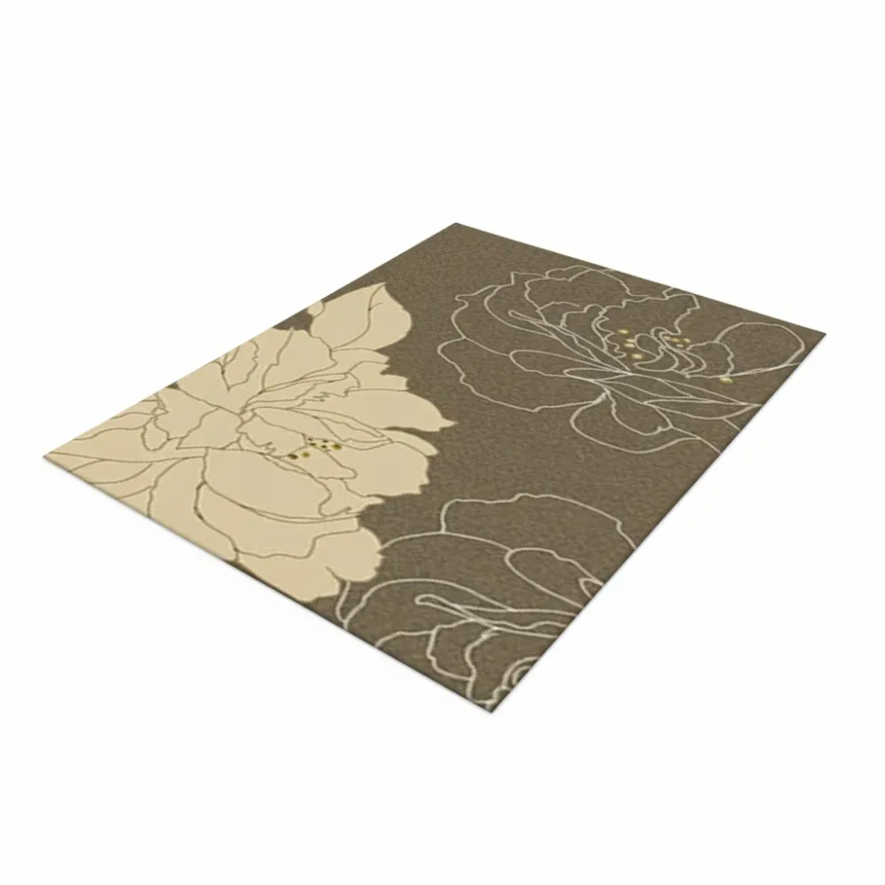 Alfombra moderna de lujo ligero — Diseño abstracto con degradado elegante 40x120 OKKO SHOP