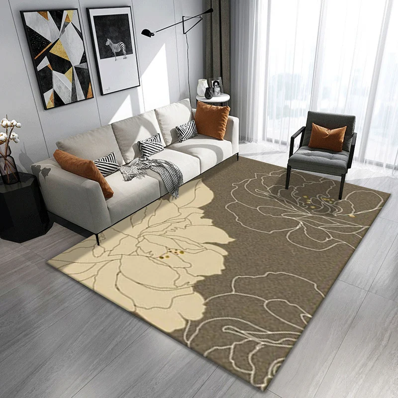 Alfombra moderna de lujo ligero — Diseño abstracto con degradado elegante 40x120 OKKO SHOP