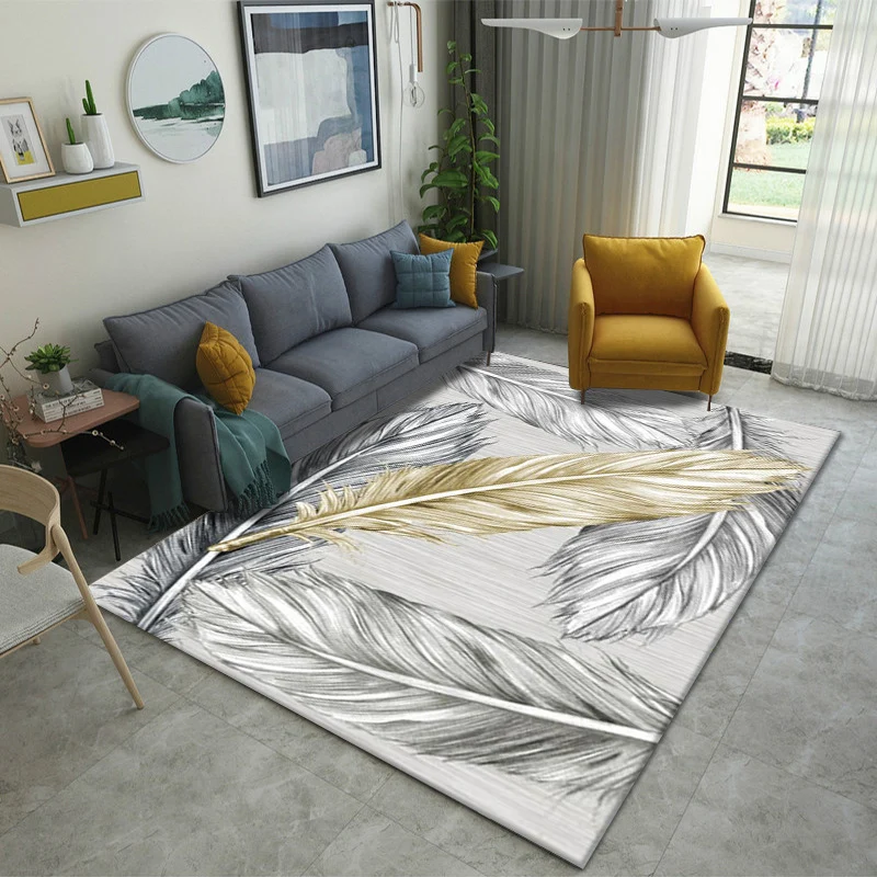 Alfombra moderna de lujo ligero — Diseño abstracto con degradado elegante 40x120 OKKO SHOP