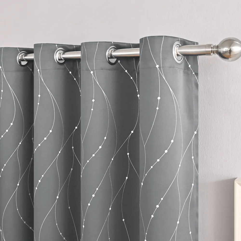 Cortinas Opacas Modernas Minimalistas – Diseño Elegante y Bloqueo de Luz Eficaz Negro OKKO SHOP