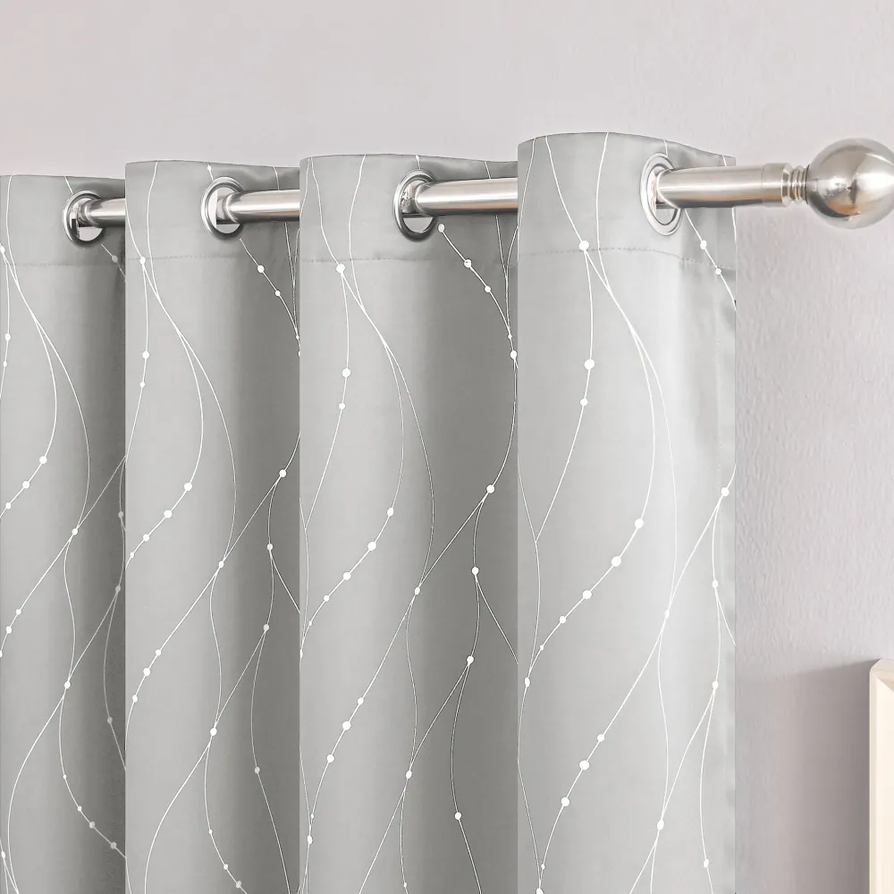 Cortinas Opacas Modernas Minimalistas – Diseño Elegante y Bloqueo de Luz Eficaz Negro OKKO SHOP