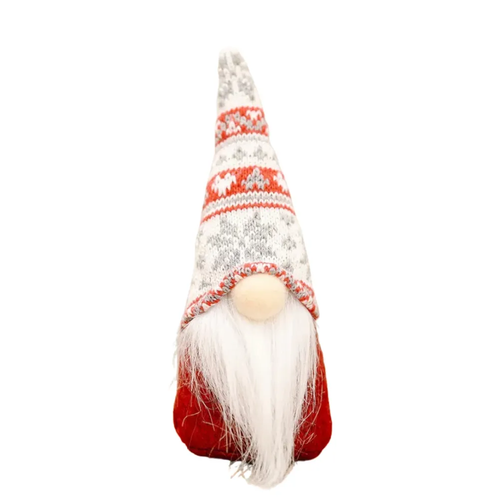 Muñeco navideño bosque – abuelito con gorro de copos de nieve A OKKO SHOP