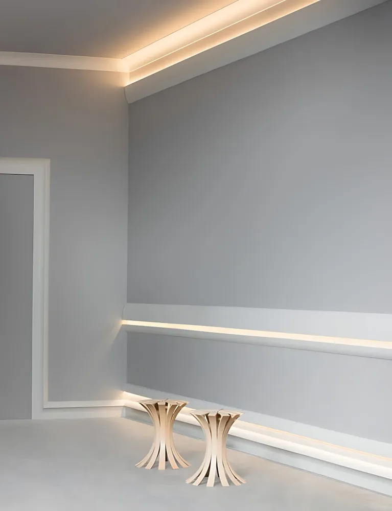 C373F Cornisa Flexible Iluminación Indirecta Poliuretano Orac Decor Antonio Ulf M