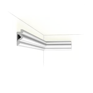 Cornisa C324 AUTOIRE para iluminación indirecta Orac Decor - 8,3x3,4x200cm (altoxancho) - moldura decorativa de poliuretano