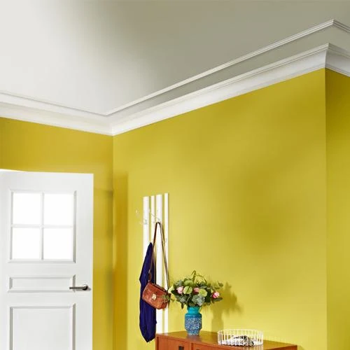 Cornisa de techo decorativa CB512 Orac Decor - 10 x 10 x 200 cm (alto x ancho) - moldura decorativa de poliestireno