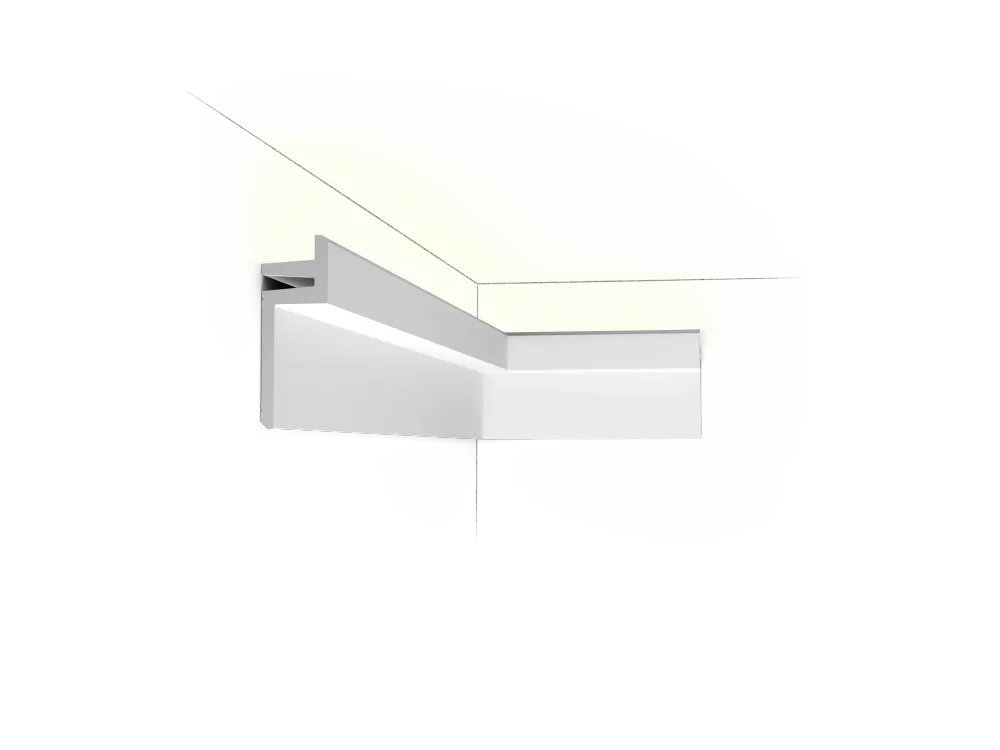 Cornisa de techo decorativa Orac C382 - Luxxus - 14 x 5 cm (alto x profundidad)