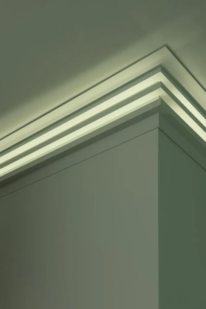 Cornisa de techo decorativa Orac C382 - Luxxus - 14 x 5 cm (alto x profundidad)
