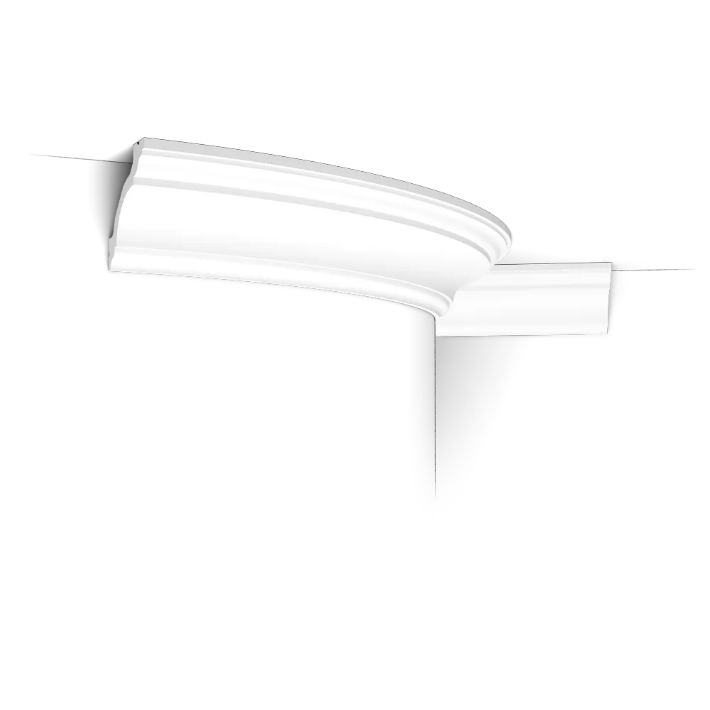 Cornisa de techo flexible CX123F Orac Decor - 8x8x200cm (alto x ancho) - moldura decorativa