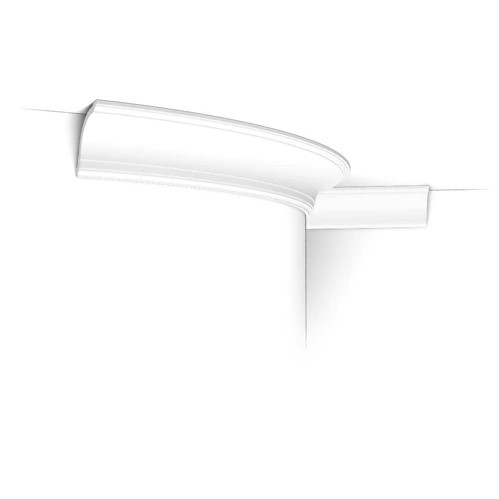 CX199F Cornisa de techo flexible Orac Decor - 8x8x200cm (altoxprofundidad) - cornisa d