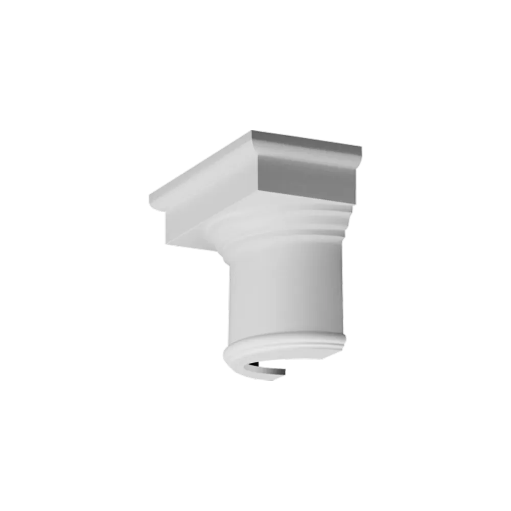 Remate de media columna de poliuretano Orac Decor K1111
