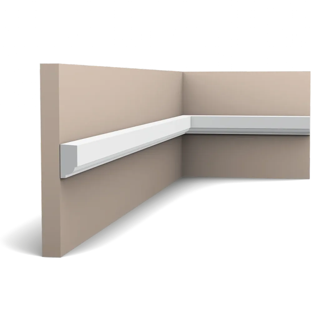 Riel flexible para cuadros de pared Orac Decor P9050F - 2,5 x 1,5 x 200 cm (alto x ancho) - moldura