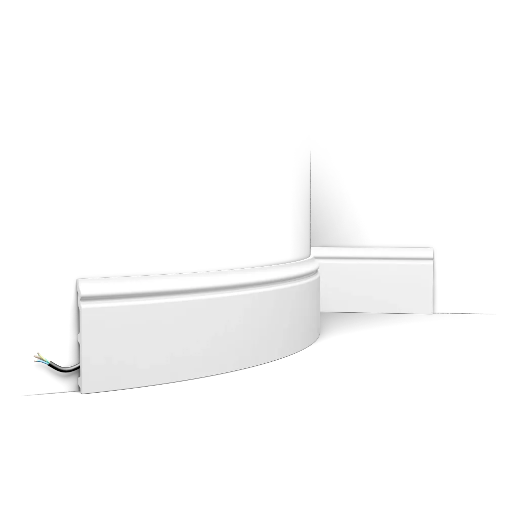 SX118F Rodapié flexible CONTOUR Orac Decor - 14 x 1,8 x 200 cm (alto x ancho) - rodapié