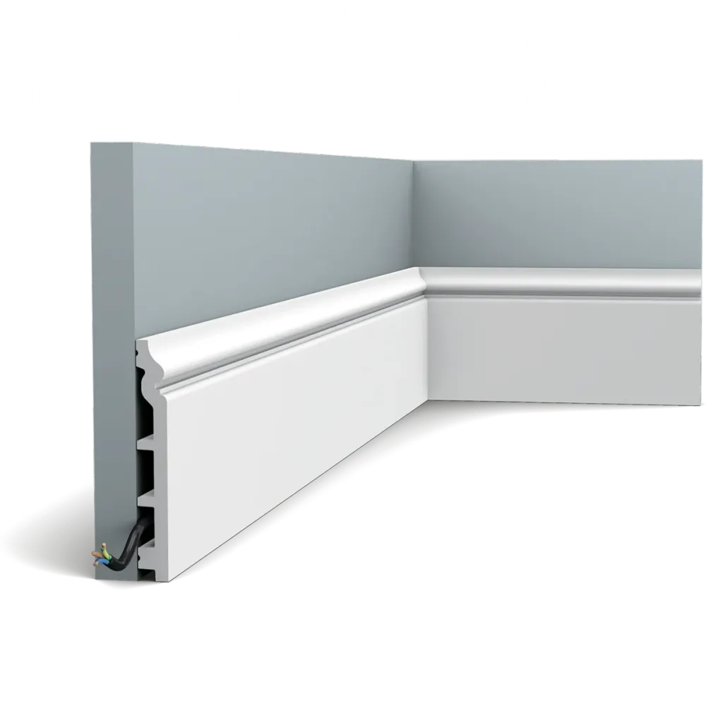 SX118F Rodapié flexible CONTOUR Orac Decor - 14 x 1,8 x 200 cm (alto x ancho) - rodapié