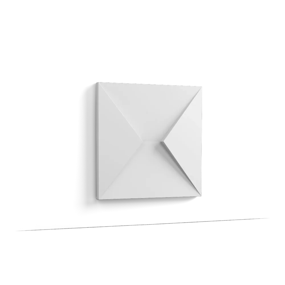 W106 ENVELOP - elemento decorativo de pared para formar patrones - 33,3 x 33,3 x 2,9 cm (largo x ancho x alto) Orac Decor