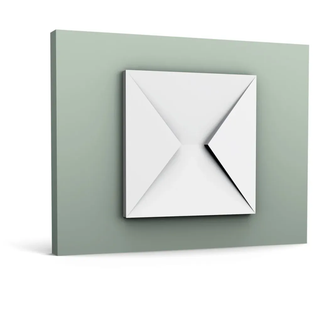 W106 ENVELOP - elemento decorativo de pared para formar patrones - 33,3 x 33,3 x 2,9 cm (largo x ancho x alto) Orac Decor