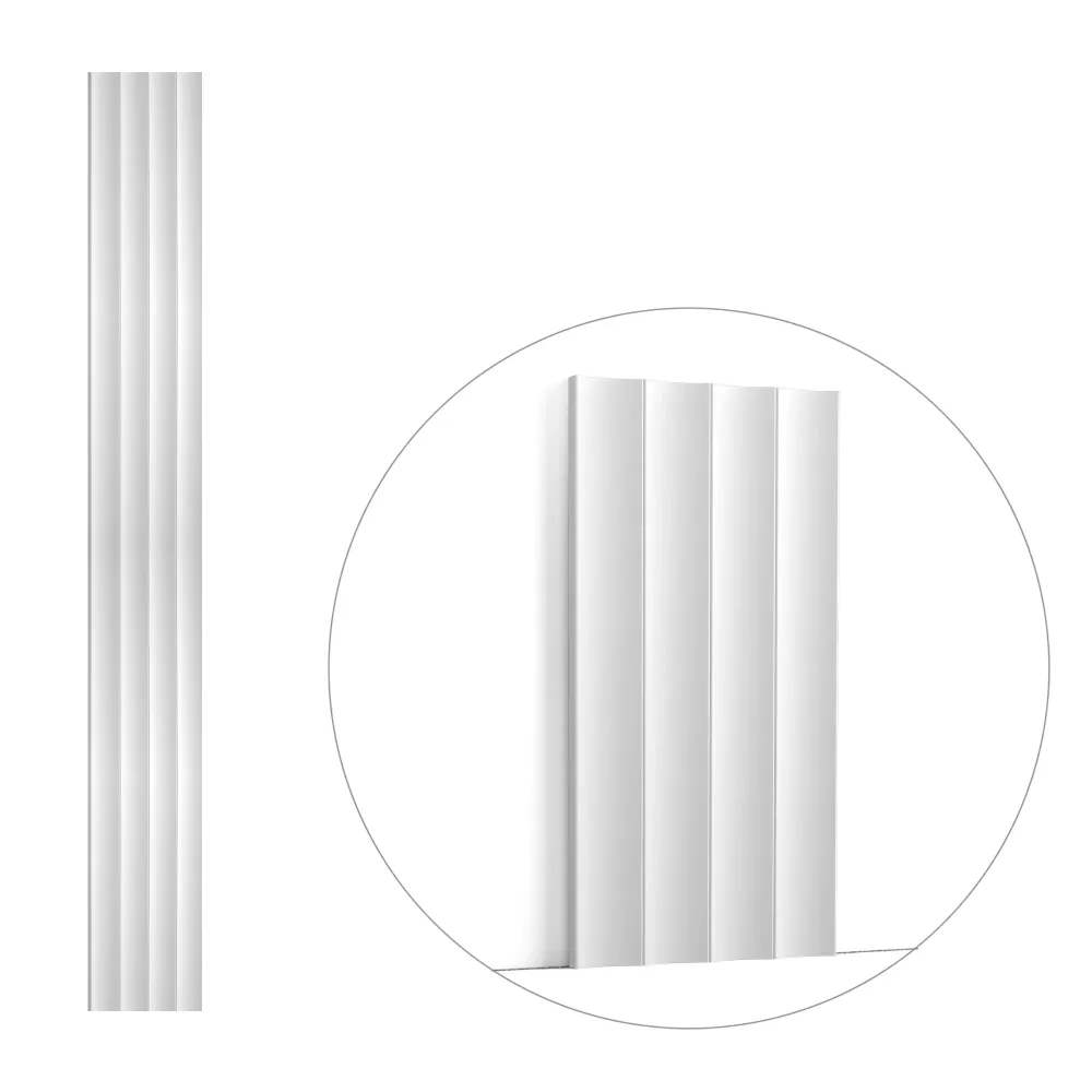 W114 VALLEY XL - Panel decorativo de pared 3D - 200 x 25 x 1,5 cm (largo x ancho x alto) Orac Decor