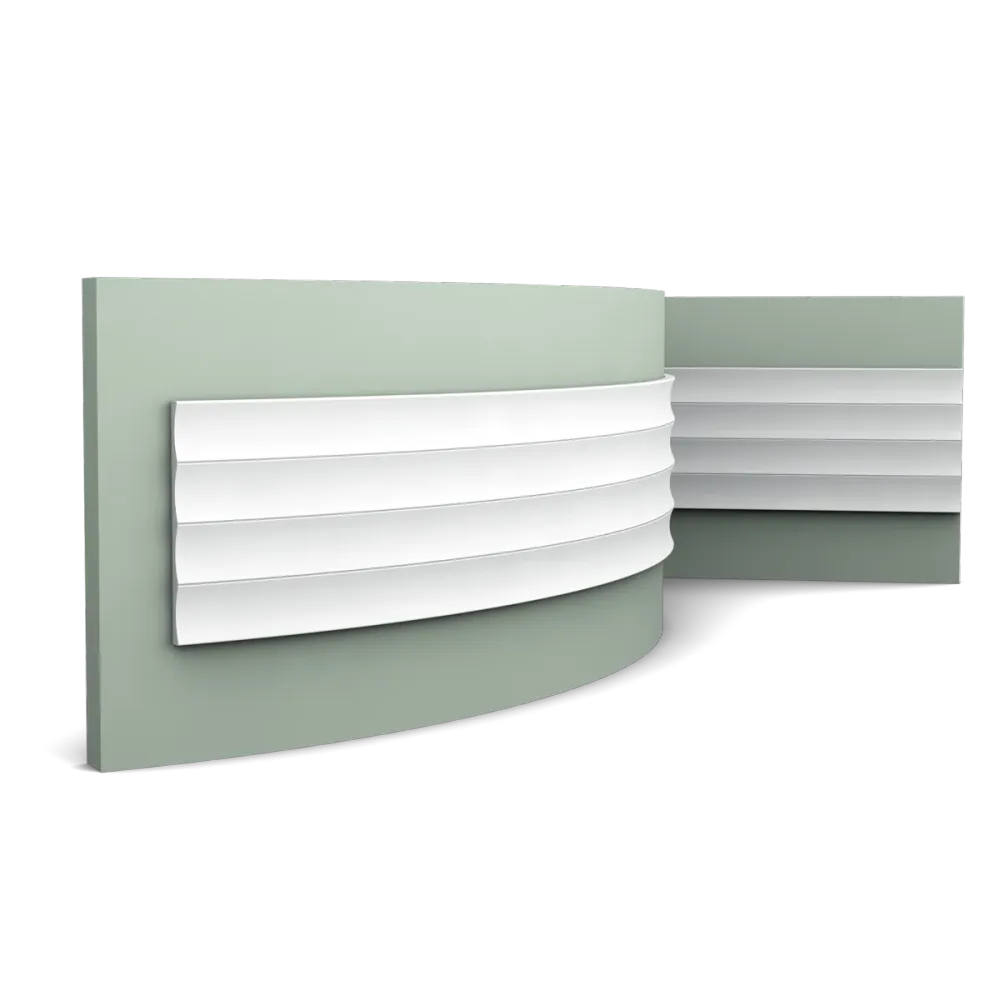 W114F VALLEY XL FLEXIBLE - Panel de revestimiento de pared decorativo 3D – 200x25x1,5cm (L x x H) Orac Decor