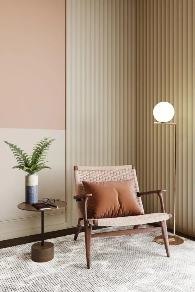 W114F VALLEY XL FLEXIBLE - Panel de revestimiento de pared decorativo 3D – 200x25x1,5cm (L x x H) Orac Decor