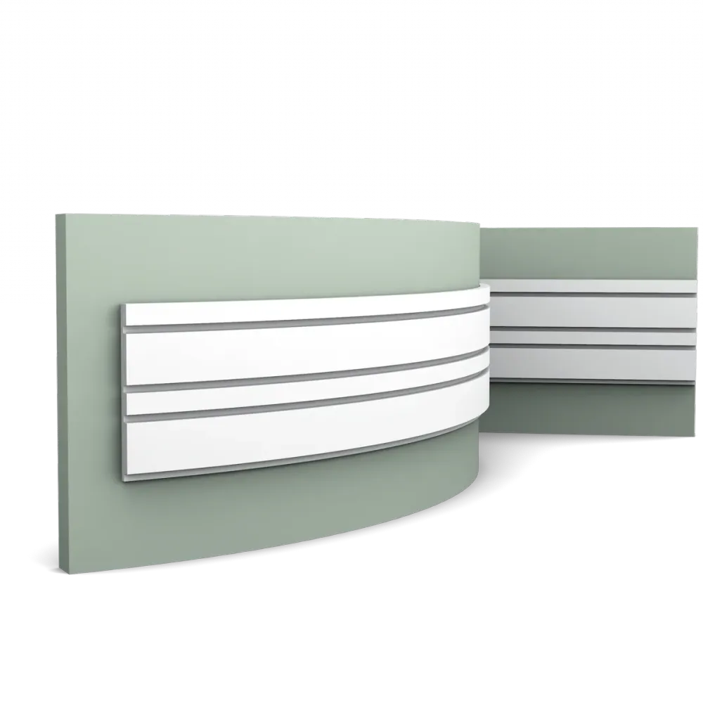 W119F BAR MIX FLEXIBLE - Panel de revestimiento de pared decorativo 3D – 200x25x2cm (L x x H) Orac Decor