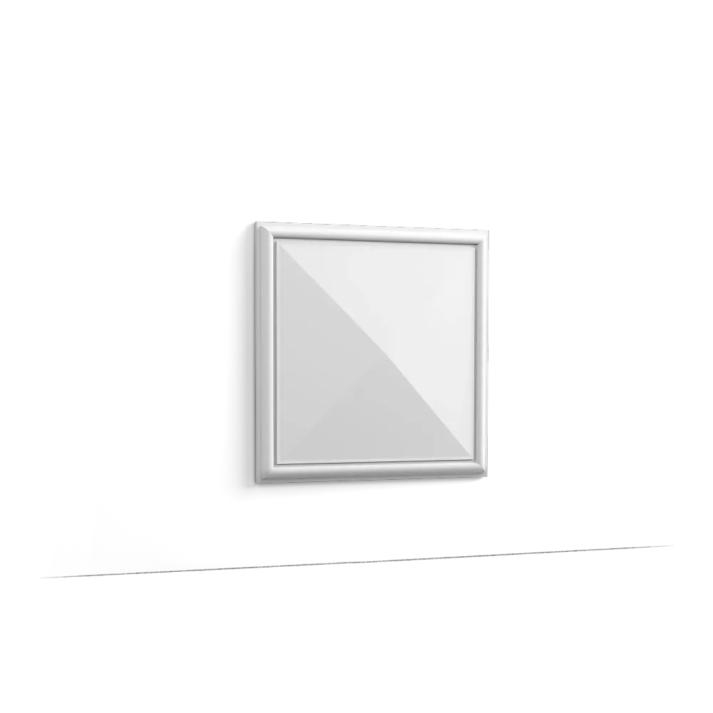 W123 AUTOIRE - Marco base para panel de pared 3D - 33,3 x 33,3 x 3,5 cm (largo x ancho x alto) Orac Decor