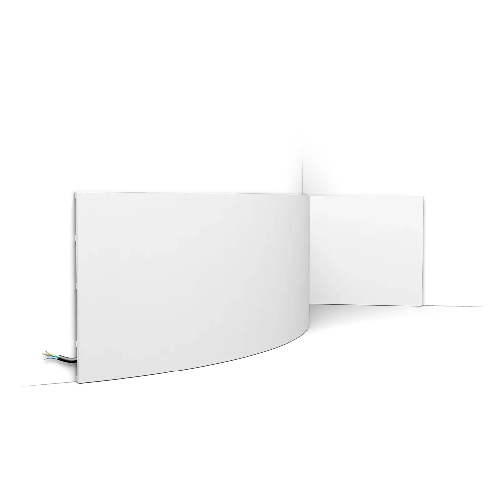 Zócalo flexible Orac Decor SX207F - 25 x 1,3 x 200 cm (alto x ancho x profundidad) - zócalo decorativo de polímero