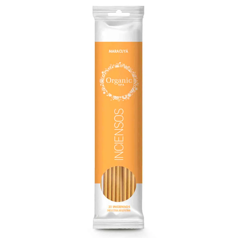 Incienso Maracuya Organic Spa para aroma relajante