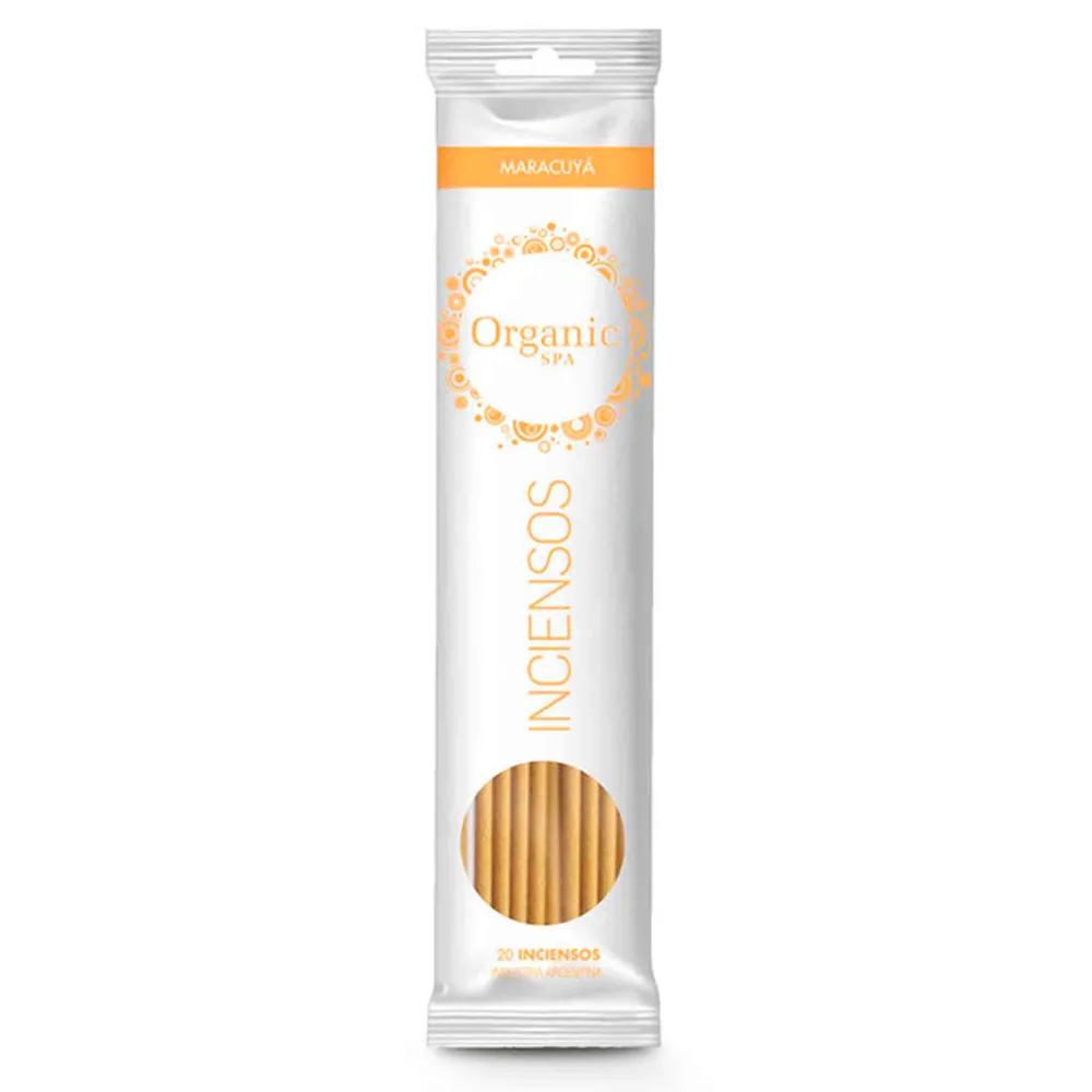 Incienso Maracuya Organic Spa para aroma relajante