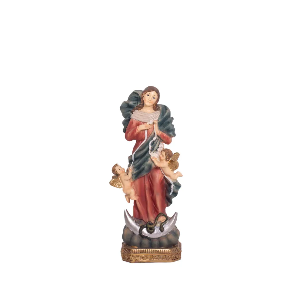 Estatua de resina de Marí deshaciendo nudos Paben