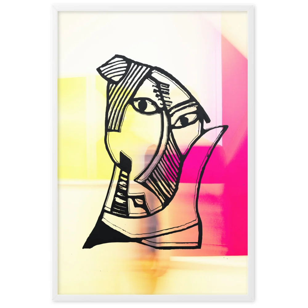 Póster - Pablo Picasso, Las señoritas de Aviñón en rosa