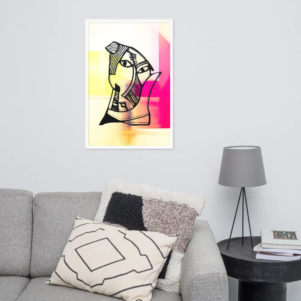 Póster - Pablo Picasso, Las señoritas de Aviñón en rosa