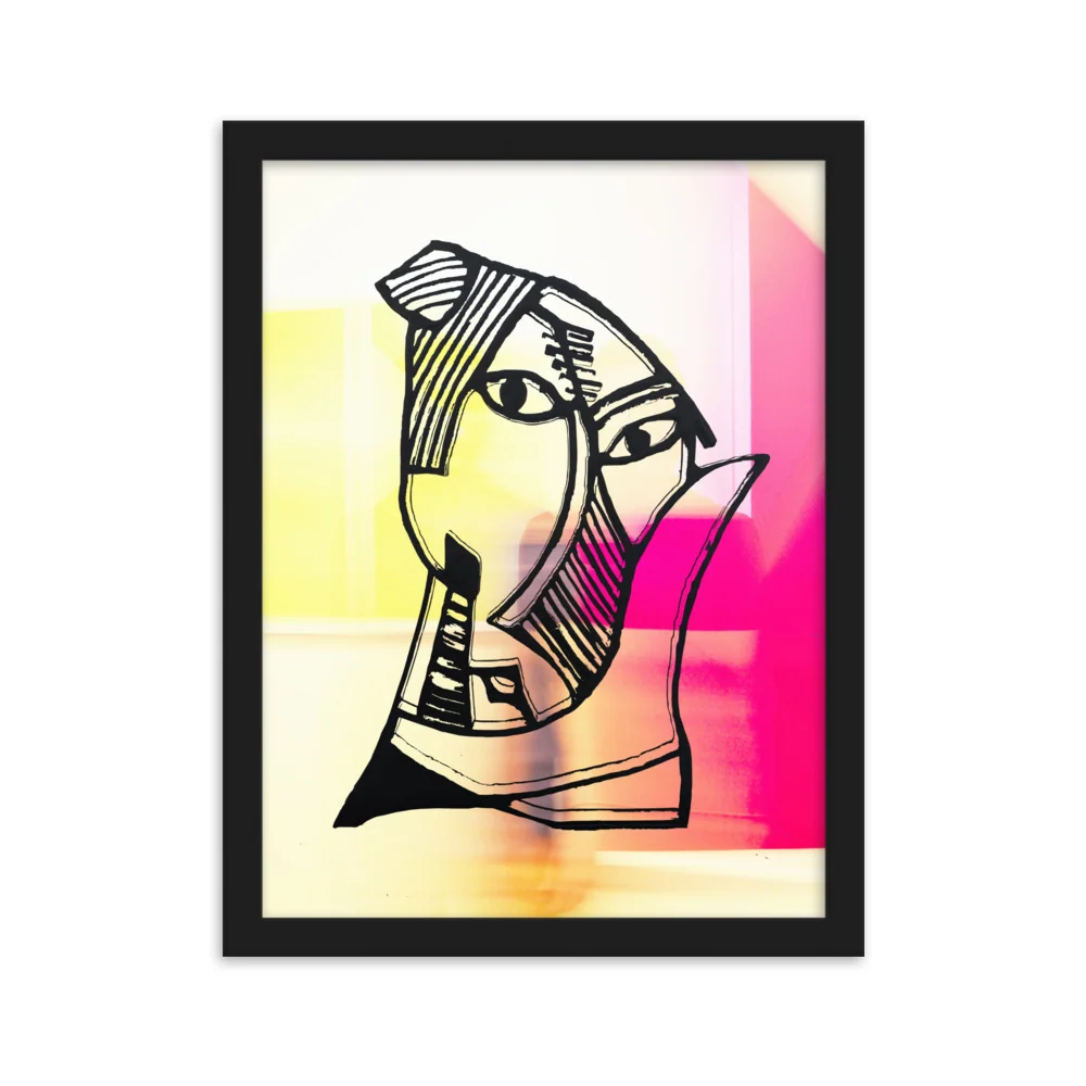 Póster - Pablo Picasso, Las señoritas de Aviñón en rosa