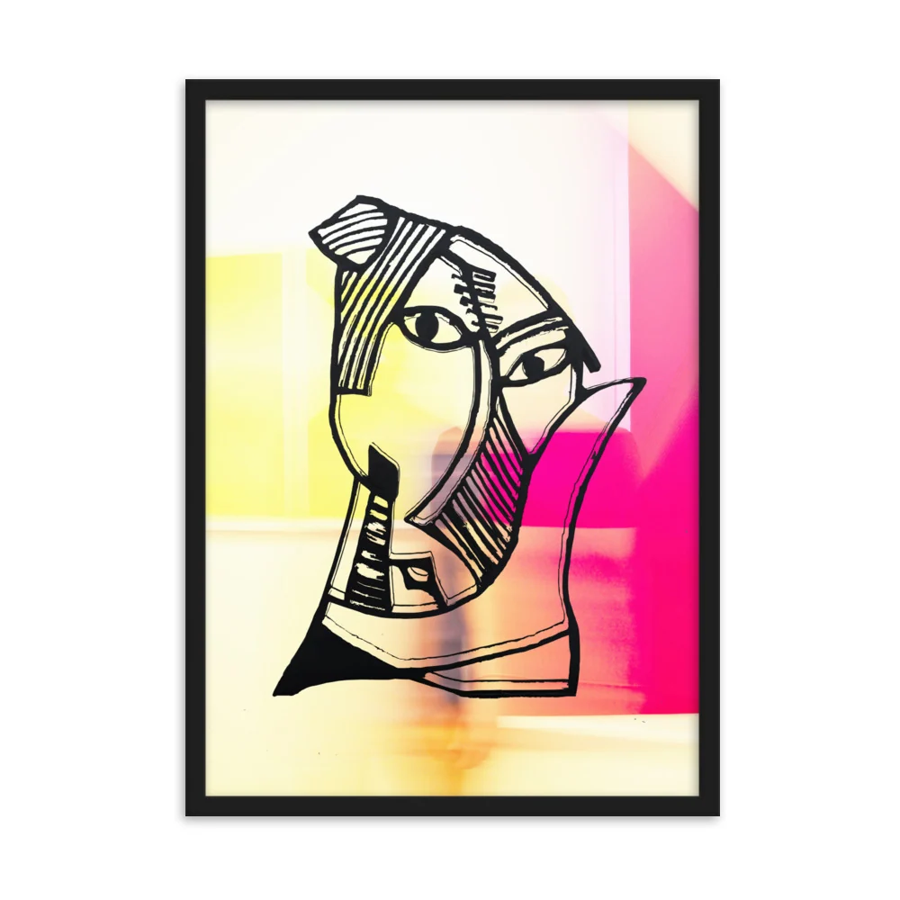 Póster - Pablo Picasso, Las señoritas de Aviñón en rosa