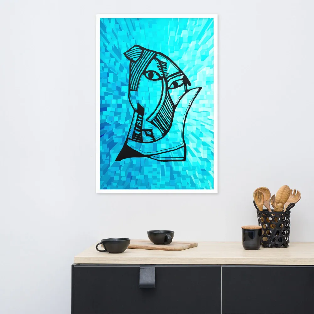 Póster - Pablo Picasso, Las señoritas de Aviñón Cubo