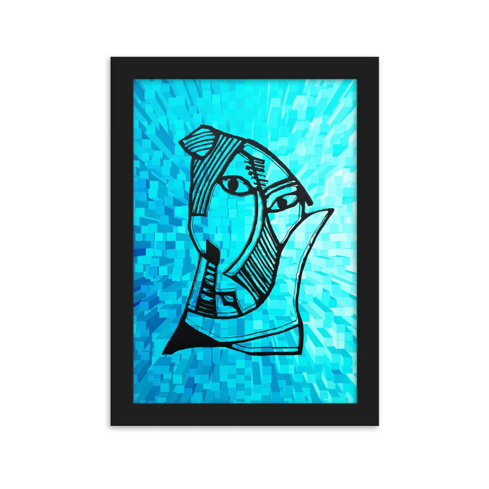 Póster - Pablo Picasso, Las señoritas de Aviñón Cubo