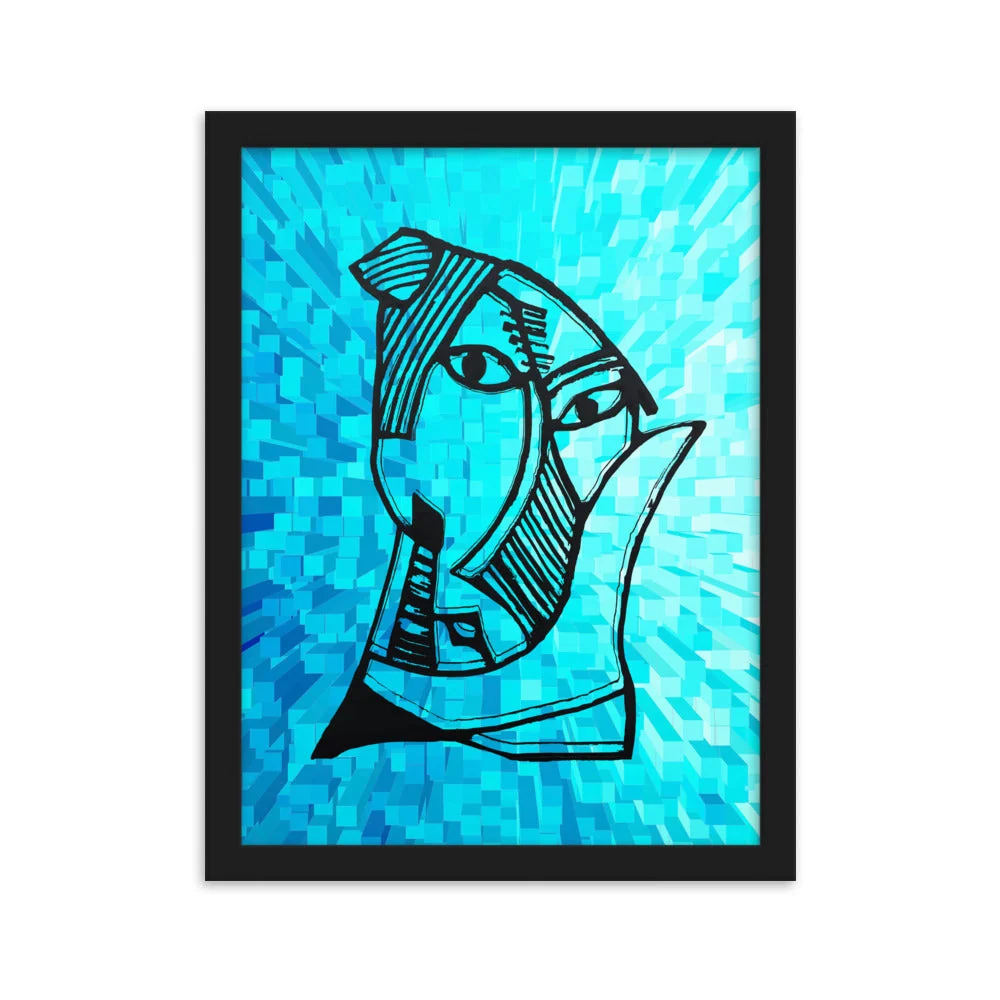 Póster - Pablo Picasso, Las señoritas de Aviñón Cubo