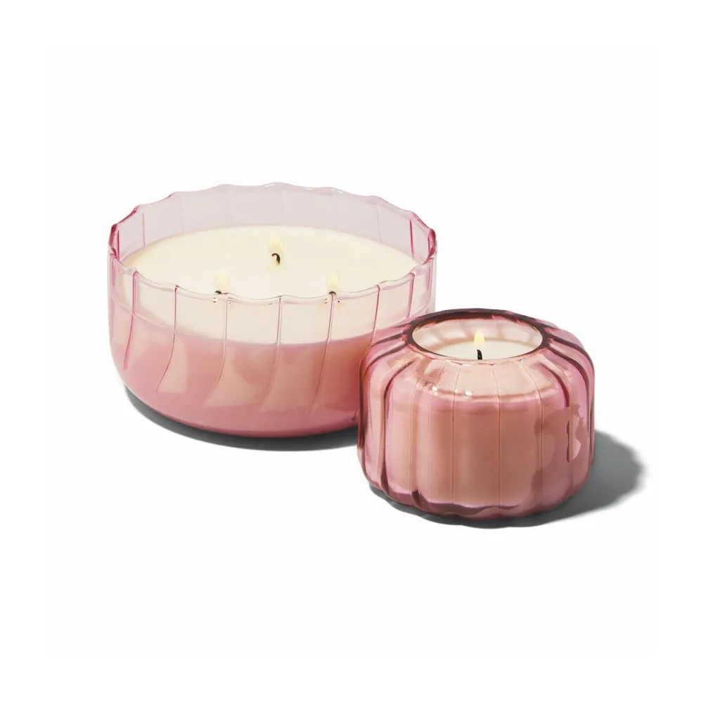 Paddywax - Vela de cristal ondulado 340G - Melocotón del desierto Paddywax & co
