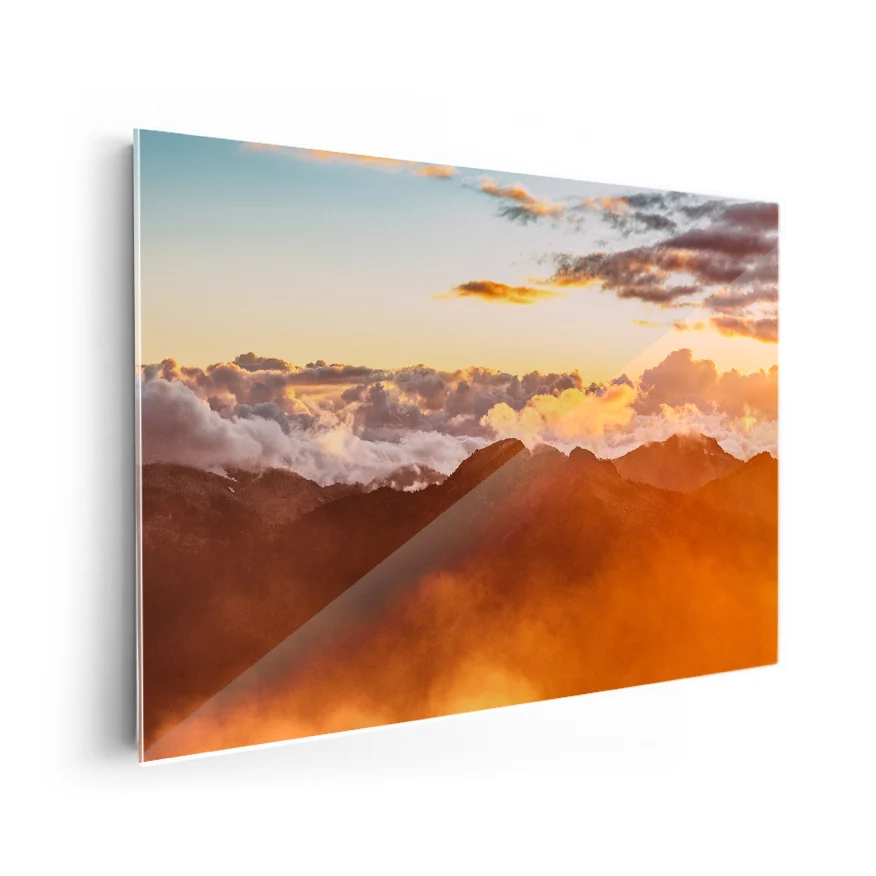 Paisaje al amanecer Poster