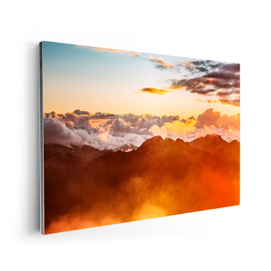 Paisaje al amanecer Poster