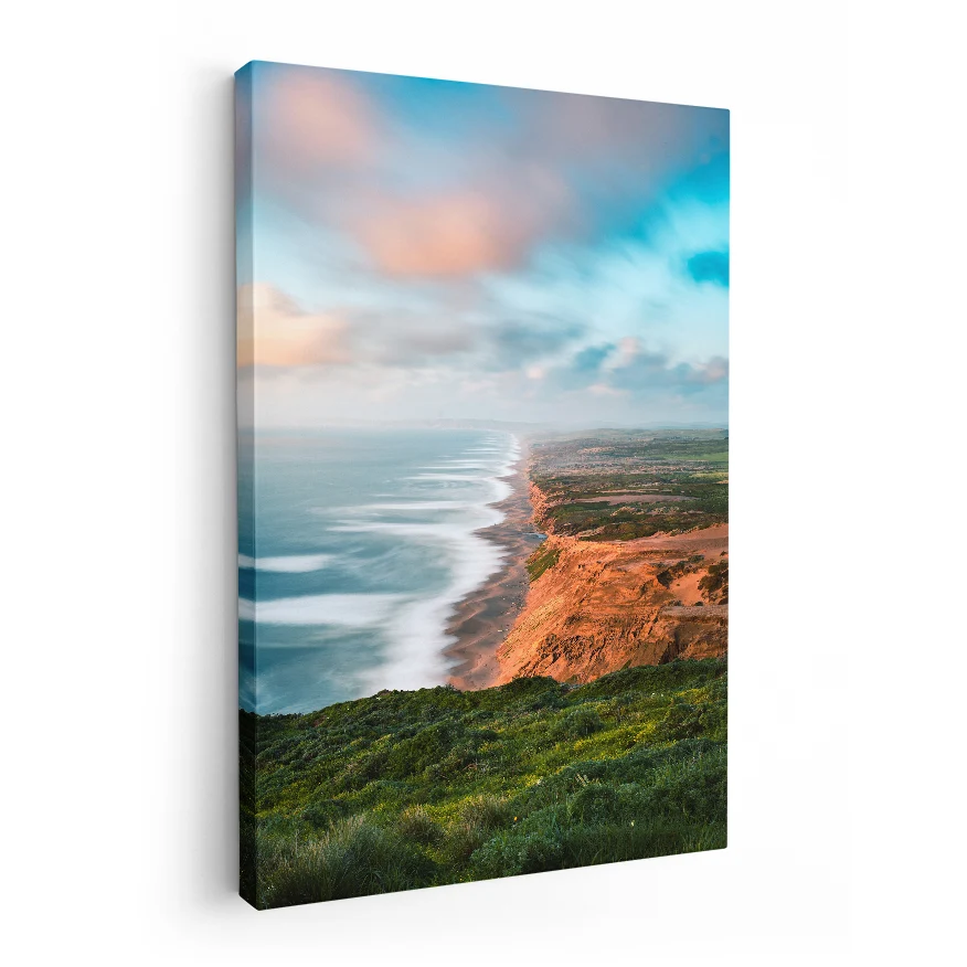 Paisaje Azul Poster