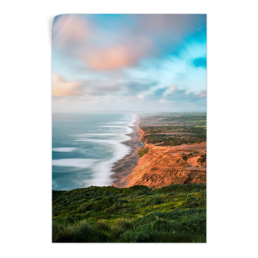 Paisaje Azul Poster