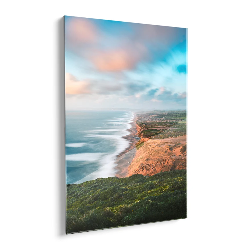 Paisaje Azul Poster